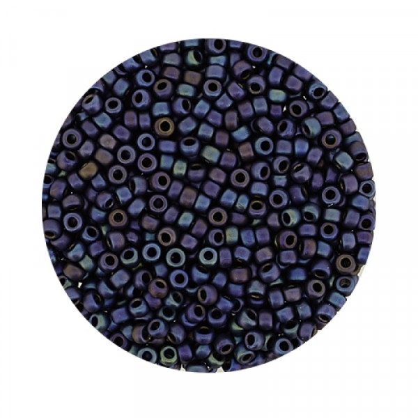 Miyuki Rocailles 2,2 mm - matt amethyst rainbow