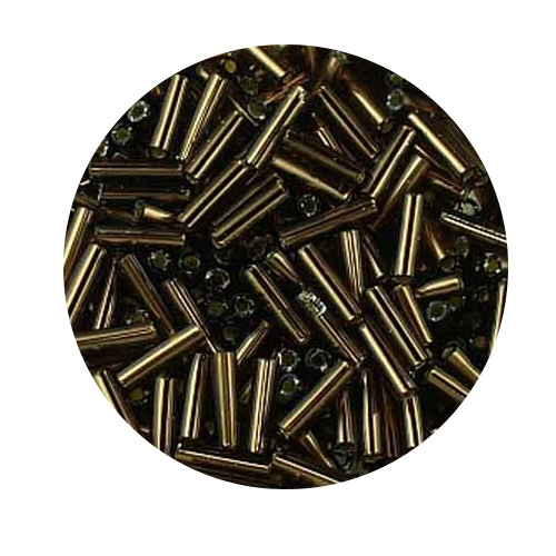 Miyuki-Stifte, 6mm, 10gr. Dose,silverlined smoked topas