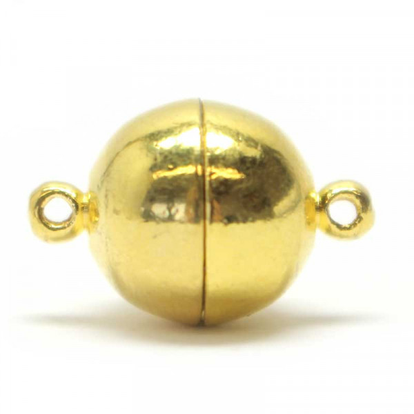 Magnetverschluss, Metall, 12 mm, goldfarben
