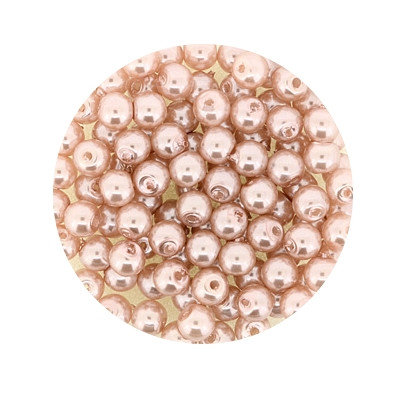 Pearl Renaissance, 4mm, 100 Stück, altrosa