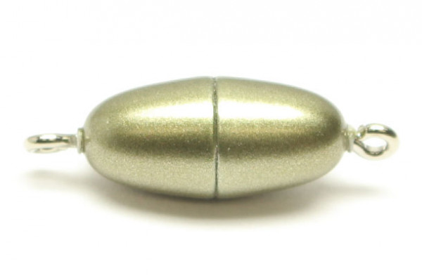 Power Magnetverschluss, 17x8 mm, oliv