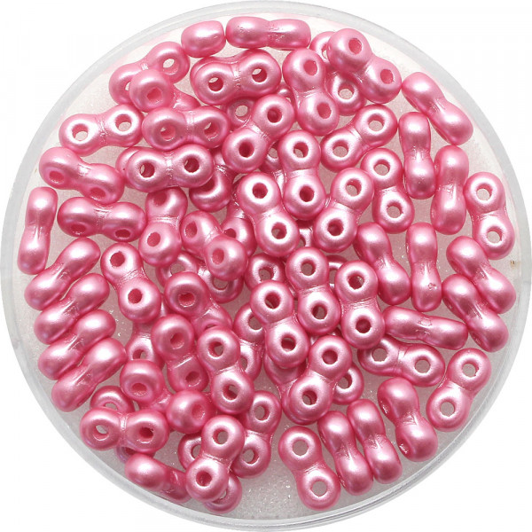 Infinity Beads, 3 x 6 mm, 5,5 g Dose, rosa