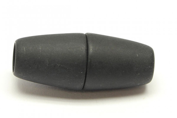 Power Magnetverschluss zum Kleben, 32x12 mm, 4mm, schwarz matt