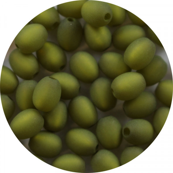 Polaris Olive, 9x6mm, oliv