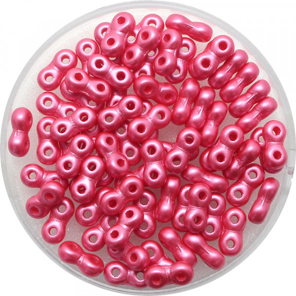 Infinity Beads, 3 x 6 mm, 5,5 g Dose, pink