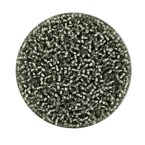 Miyuki-Beads, 15/0 (1,5mm),silverlined black diamond