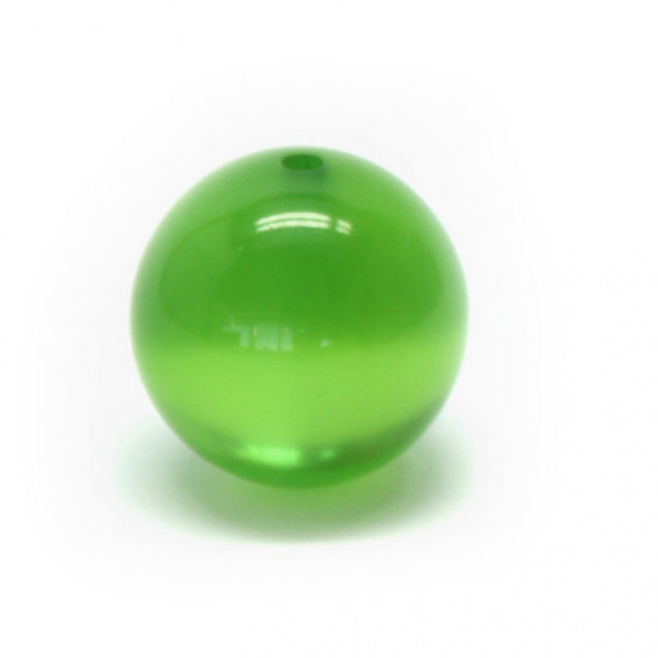 Polaris Rundperle, glänzend, 20 mm, grün