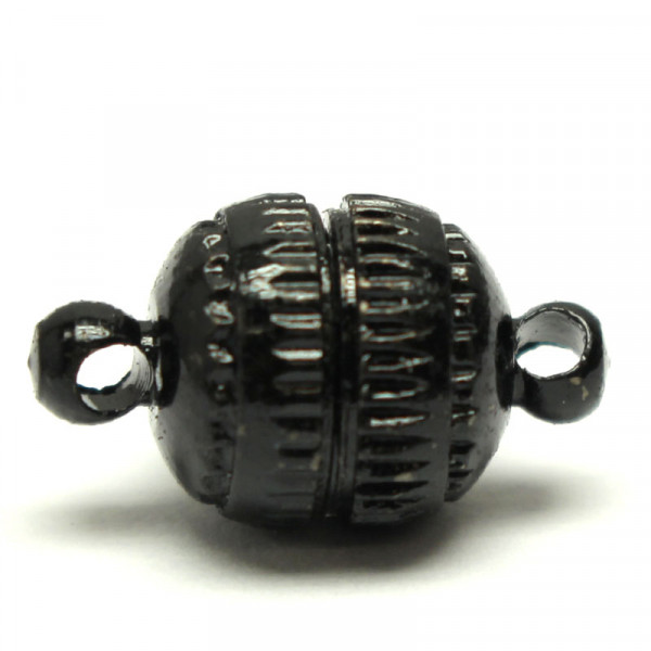Magnetverschluss, 8 mm, schwarz
