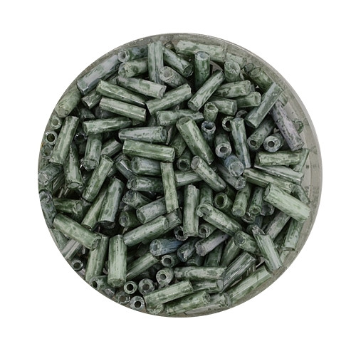 Glasstift, Marmor, 6 mm, 17gr. Dose, grün