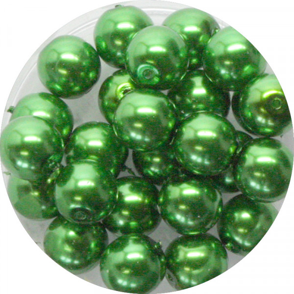 Pearl Renaissance, 8mm, 25 Stück, grün