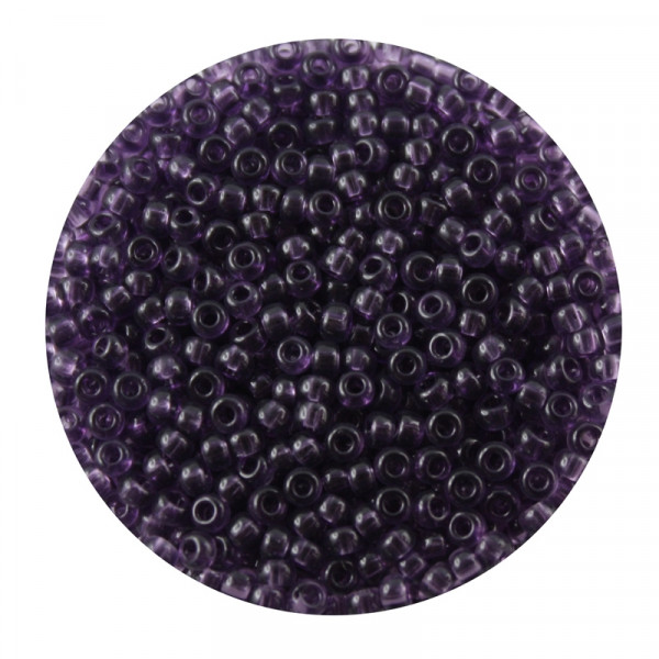 Miyuki Rocailles 2,2 mm - transparent purple velvet