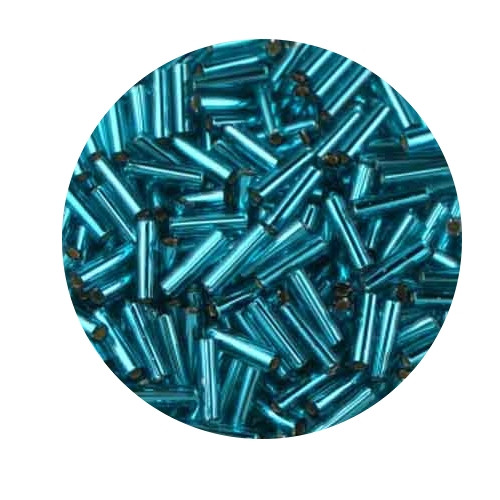 Miyuki-Stifte, 6mm, 10gr. Dose,silverlined turquoise