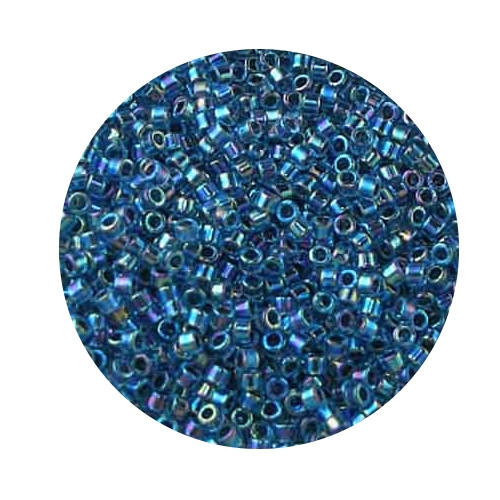 Miyuki Delicas, 11/0 (2,0mm), 9gr. Dose,blue AB