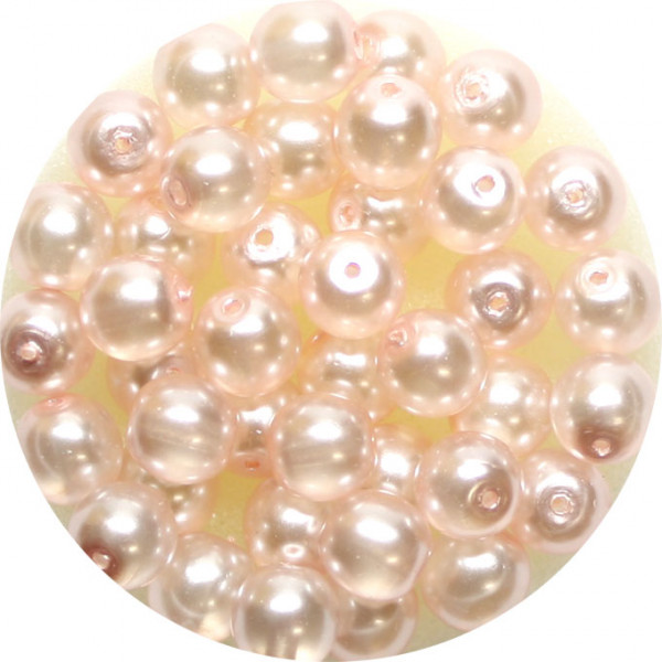 Crystal Pearl Renaissance, 6mm, 40 Stück, rosa