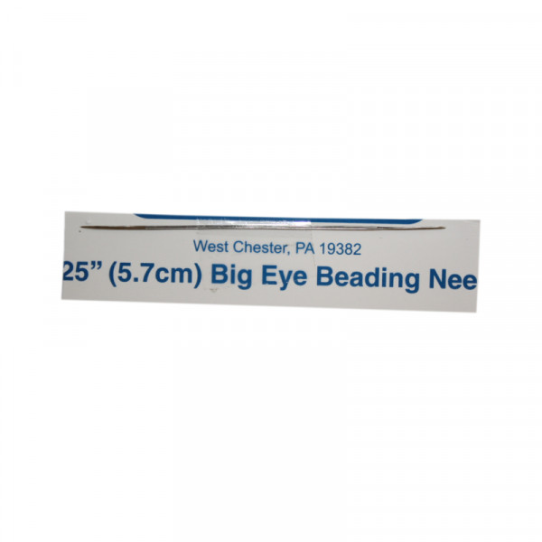 Perlennadel Big Eye, 5,7cm/25 ", silber