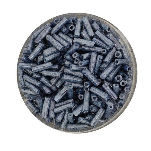 Glasstift, Marmor, 6 mm, 17gr. Dose, blau