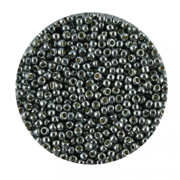 Toho-Beads, 9gr. Dose,grau-blau