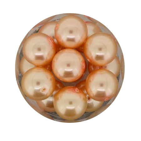 Pearl Renaissance, 12mm, 14 Stück, apricot