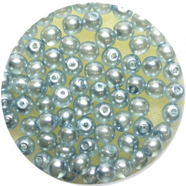 Crystal Pearl Renaissance, 4mm, 75 Stück, hellblau