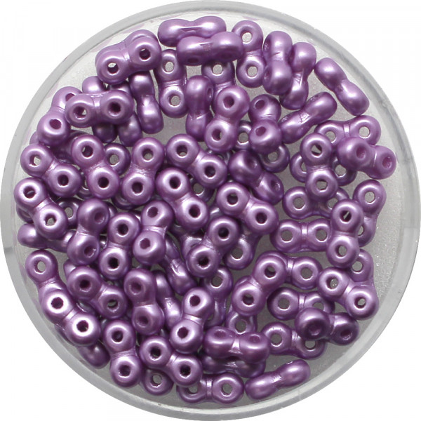 Infinity Beads, 3 x 6 mm, 5,5 g Dose, helllila