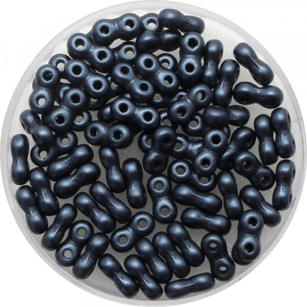 Infinity Beads, 3 x 6 mm, 5,5 g Dose, montanblau