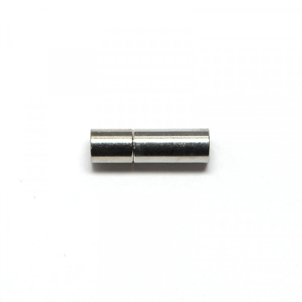Steckverschluss, zum Kleben, 17x4 mm, platin