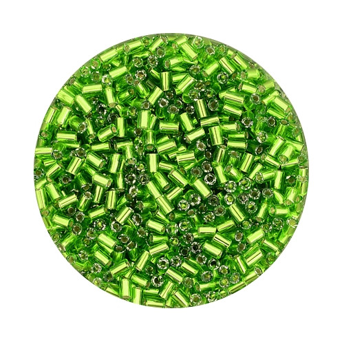 Glasstift, Silbereinzug, 2 mm, 17gr. Dose, grün
